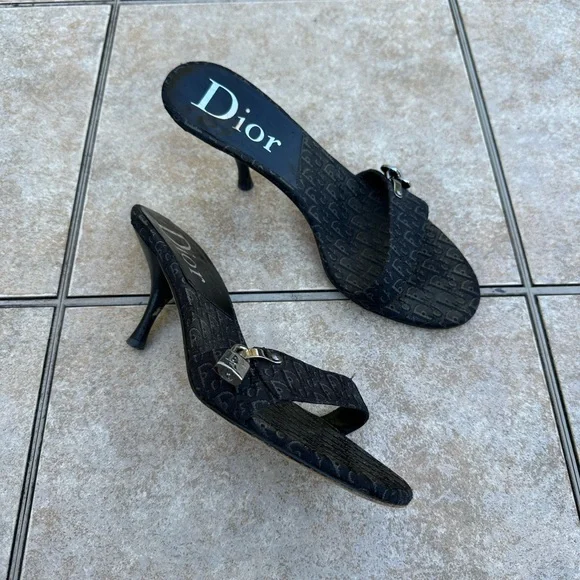 Vintage Dior Lock & Key Heels